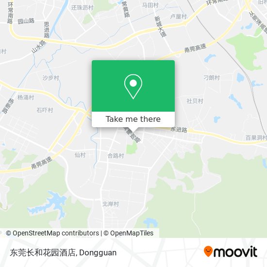 东莞长和花园酒店 map