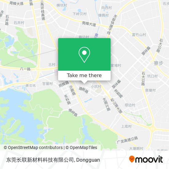 东莞长联新材料科技有限公司 map