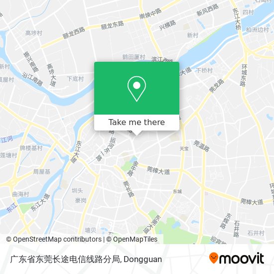 广东省东莞长途电信线路分局 map