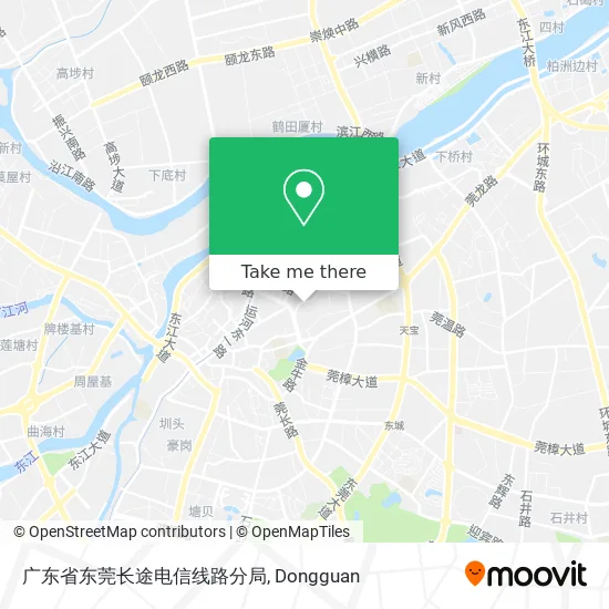广东省东莞长途电信线路分局 map