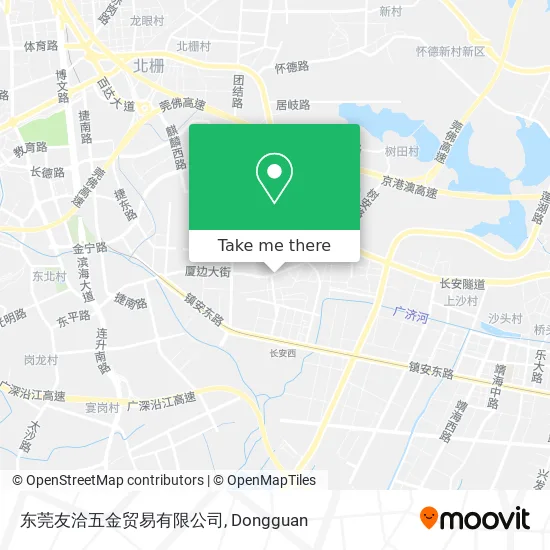 东莞友洽五金贸易有限公司 map