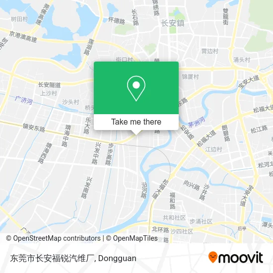 东莞市长安福锐汽维厂 map
