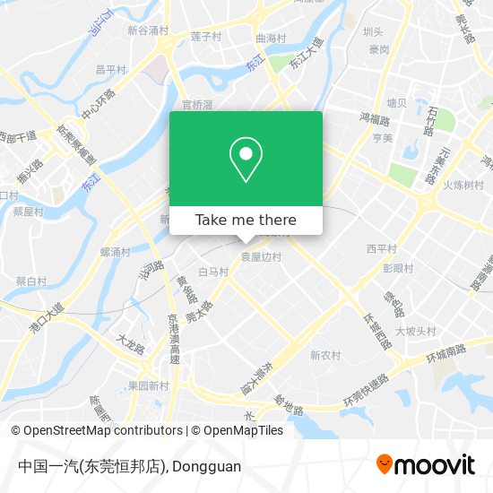 中国一汽(东莞恒邦店) map