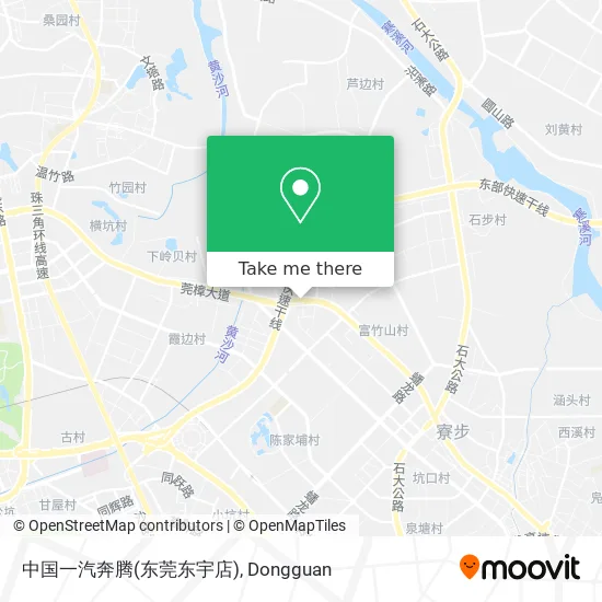 中国一汽奔腾(东莞东宇店) map