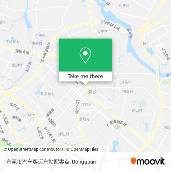 东莞市汽车客运东站配客点 map