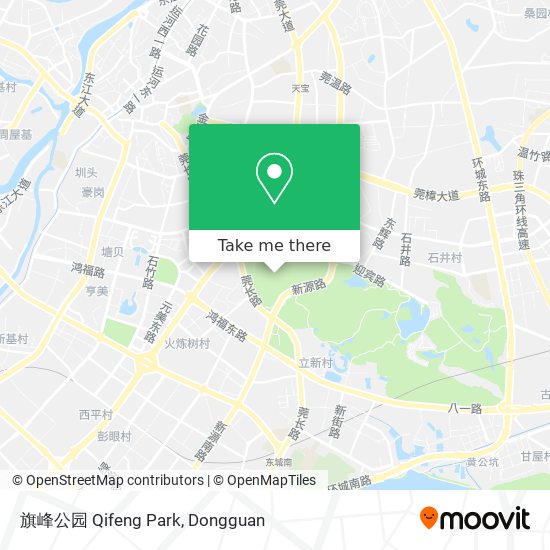 旗峰公园 Qifeng Park map