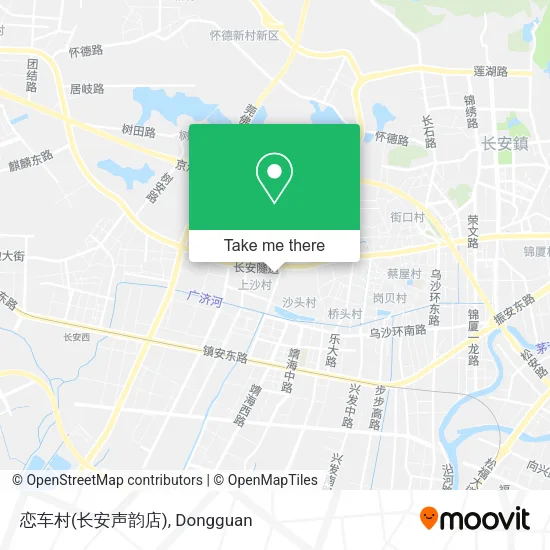 恋车村(长安声韵店) map