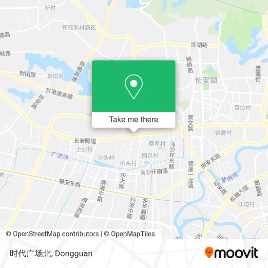 时代广场北 map