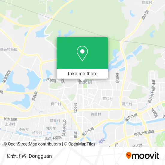 长青北路 map