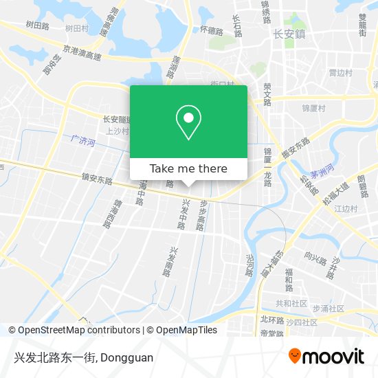 兴发北路东一街 map