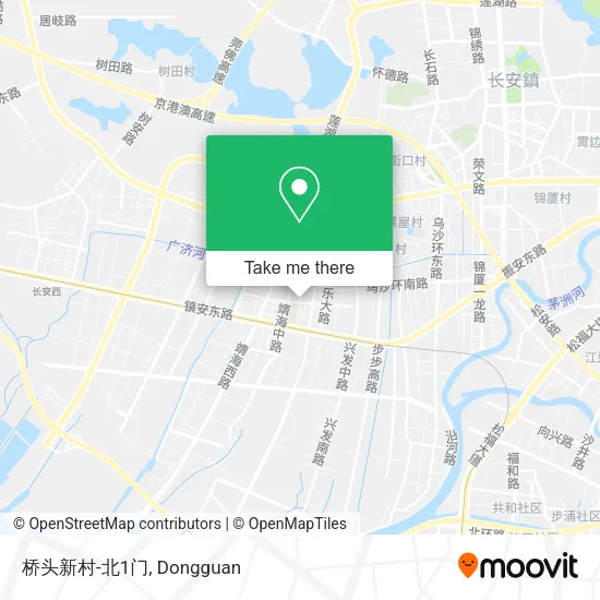 桥头新村-北1门 map