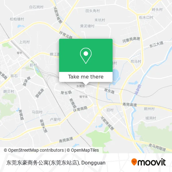 东莞东豪商务公寓(东莞东站店) map