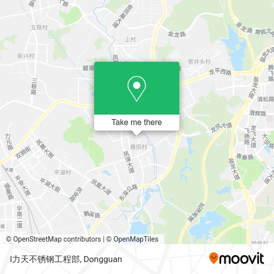 l力天不锈钢工程部 map