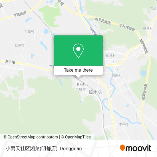 小雨天社区湘菜(明都店) map