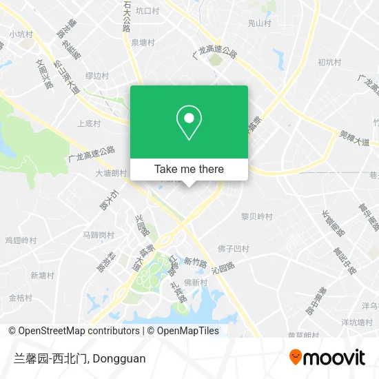 兰馨园-西北门 map