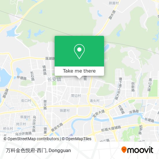 万科金色悦府-西门 map