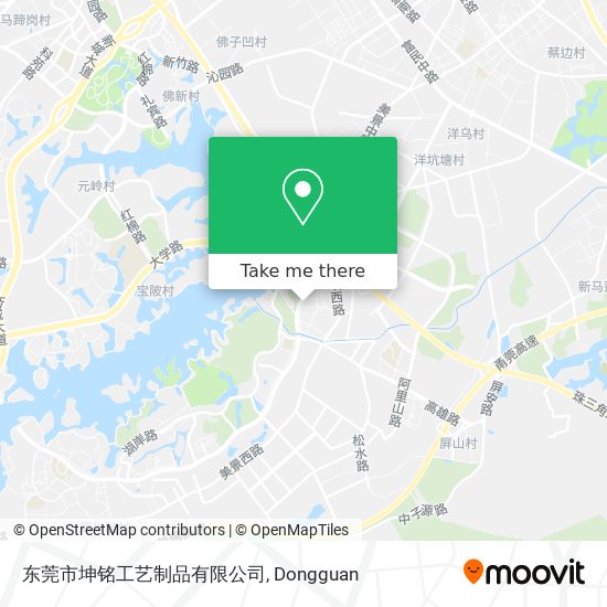 东莞市坤铭工艺制品有限公司 map