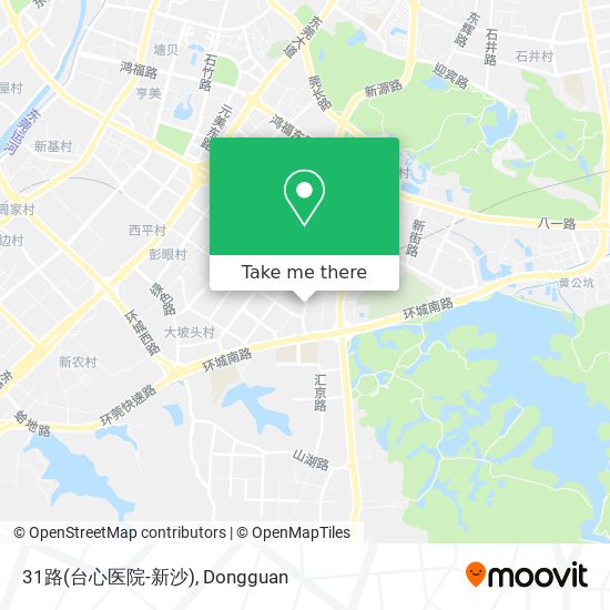 31路(台心医院-新沙) map