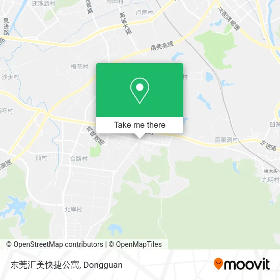 东莞汇美快捷公寓 map