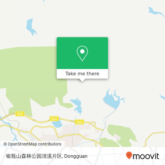 银瓶山森林公园清溪片区 map