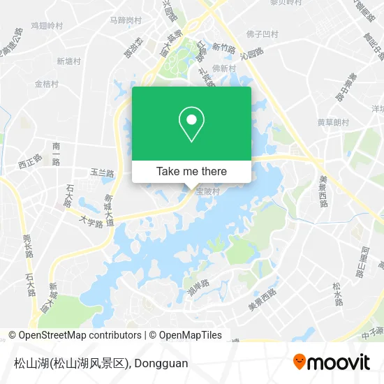 松山湖(松山湖风景区) map