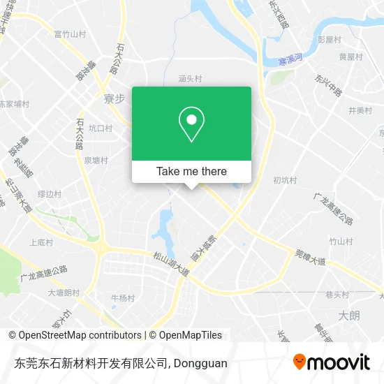 东莞东石新材料开发有限公司 map