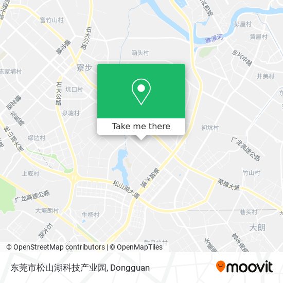 东莞市松山湖科技产业园 map