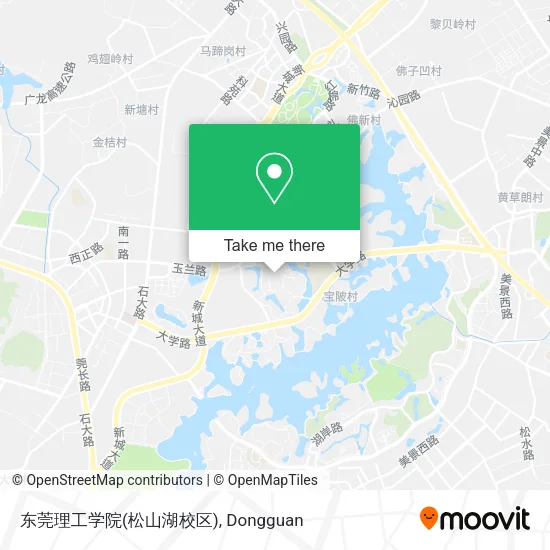 东莞理工学院(松山湖校区) map