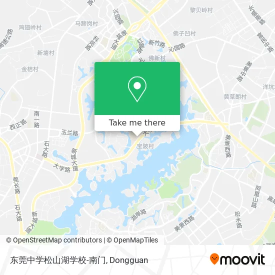 东莞中学松山湖学校-南门 map