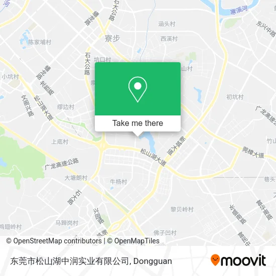东莞市松山湖中润实业有限公司 map