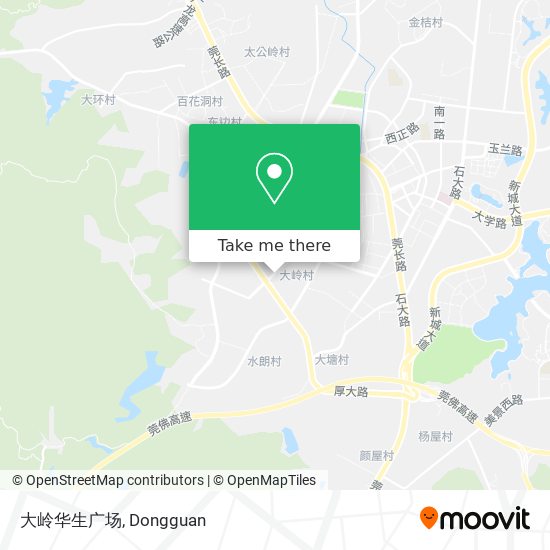 大岭华生广场 map