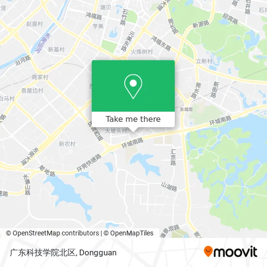 广东科技学院北区 map