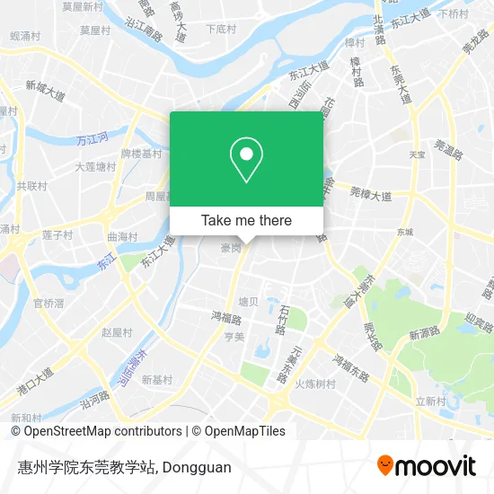 惠州学院东莞教学站 map