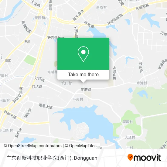 广东创新科技职业学院(西门) map