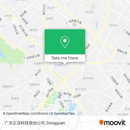广东正业科技股份公司 map