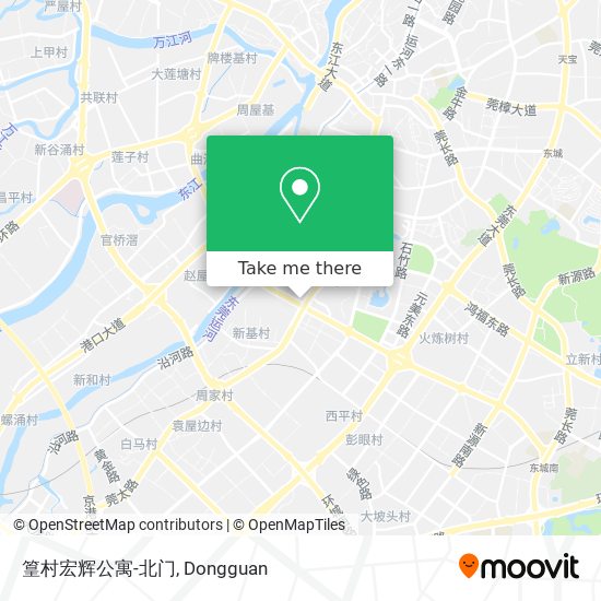 篁村宏辉公寓-北门 map