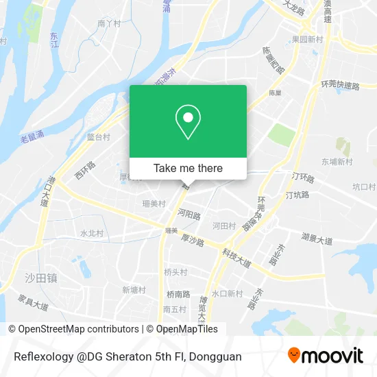 Reflexology @DG Sheraton 5th Fl map