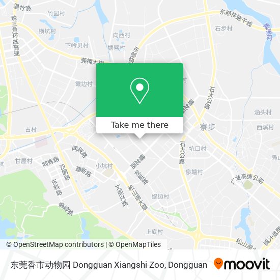 东莞香市动物园 Dongguan Xiangshi Zoo map