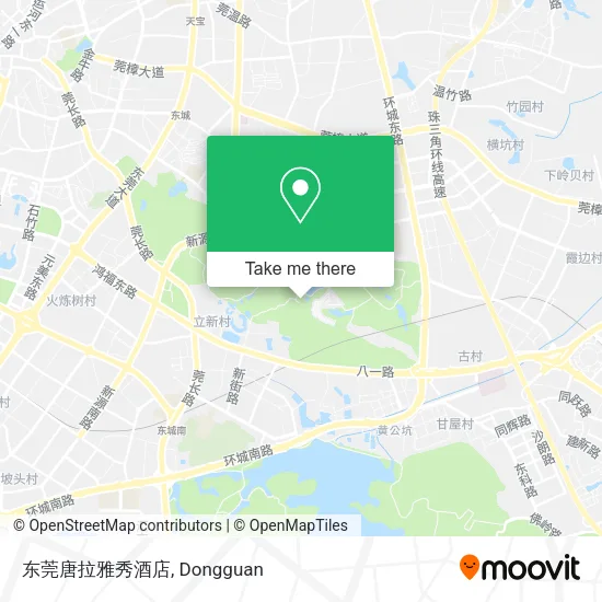 东莞唐拉雅秀酒店 map