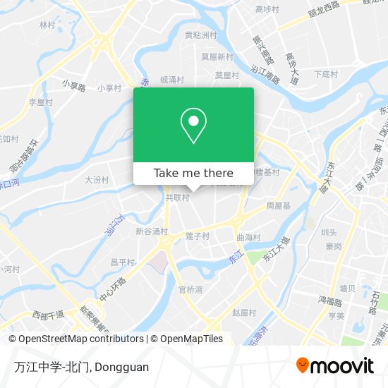 万江中学-北门 map