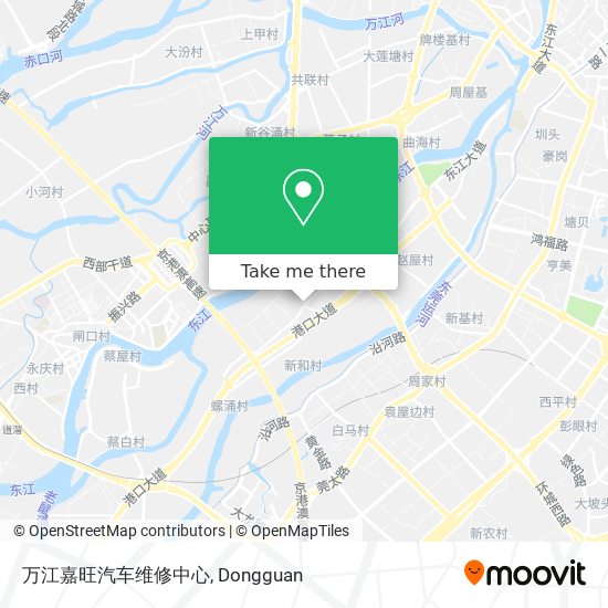 万江嘉旺汽车维修中心 map