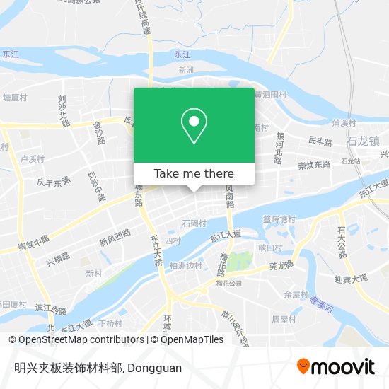 明兴夹板装饰材料部 map