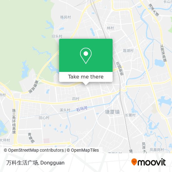 万科生活广场 map