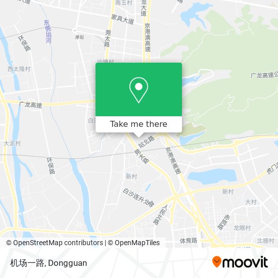 机场一路 map