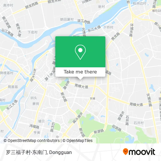罗三福子村-东南门 map