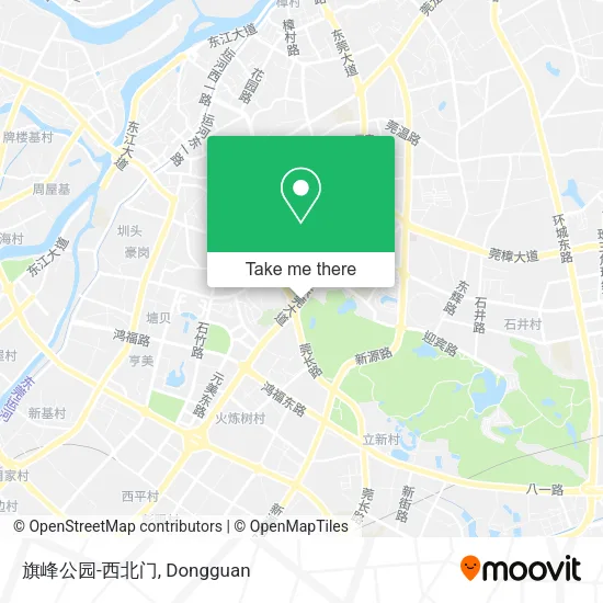 旗峰公园-西北门 map