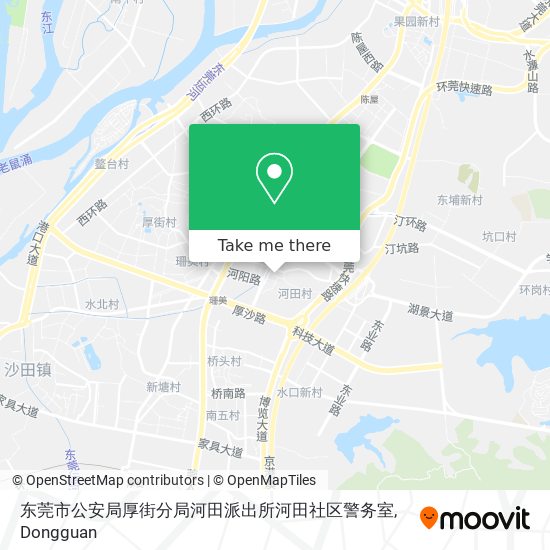 东莞市公安局厚街分局河田派出所河田社区警务室 map