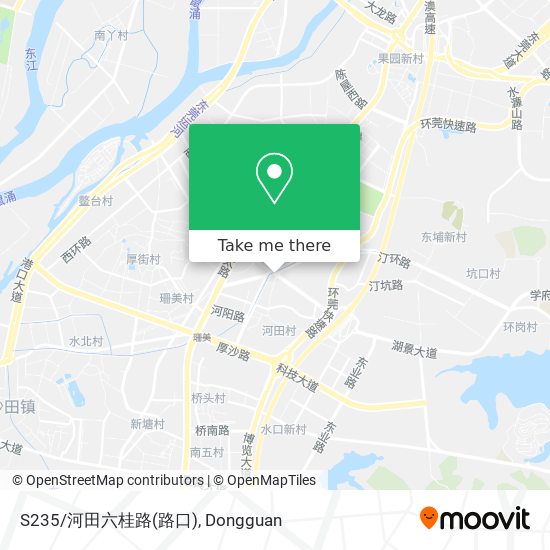 S235/河田六桂路(路口) map