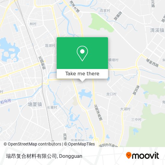 瑞昂复合材料有限公司 map