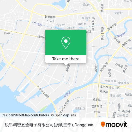 锐昂精密五金电子有限公司(扬明三部) map